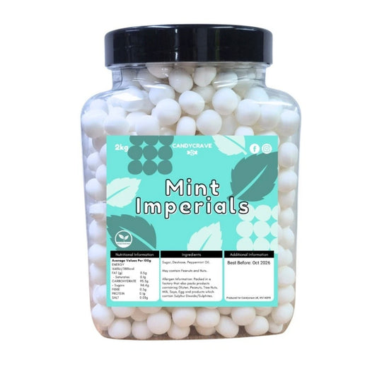 2kg Tub Of Mint Imperials