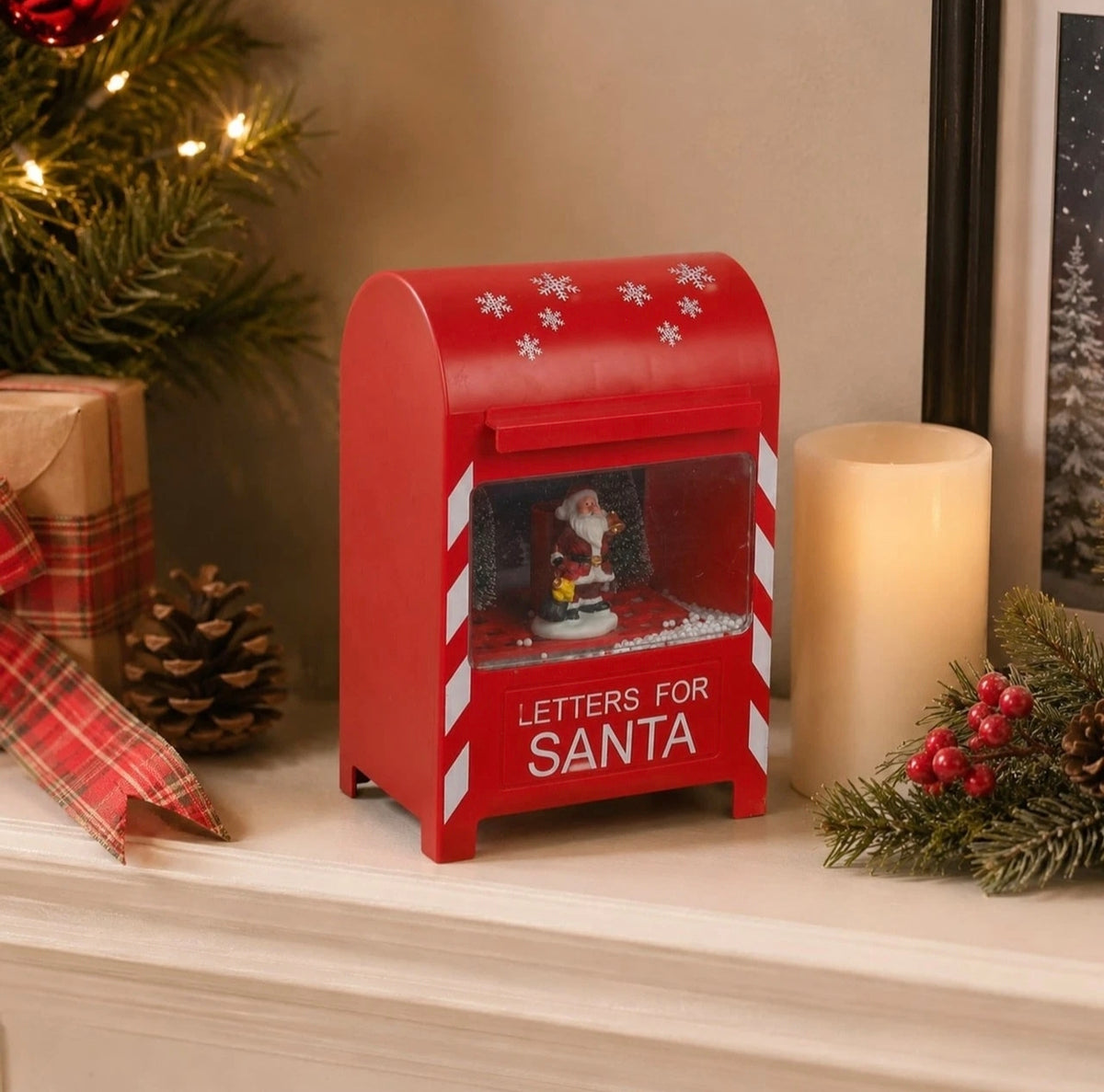 Letters To Santa Snow Globe (RANDOM SENT)