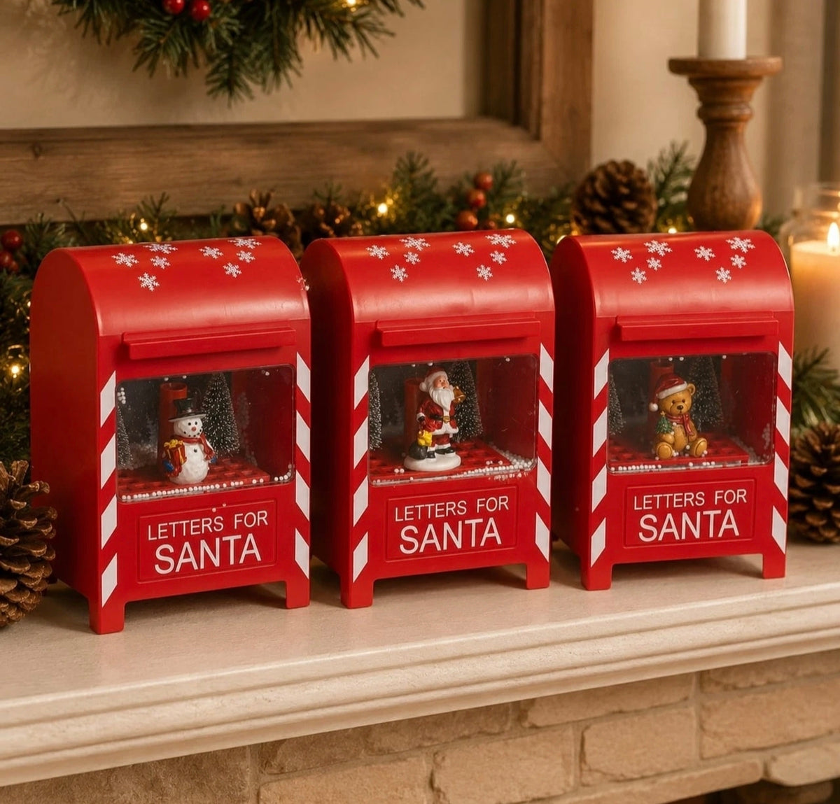 Letters To Santa Snow Globe (RANDOM SENT)