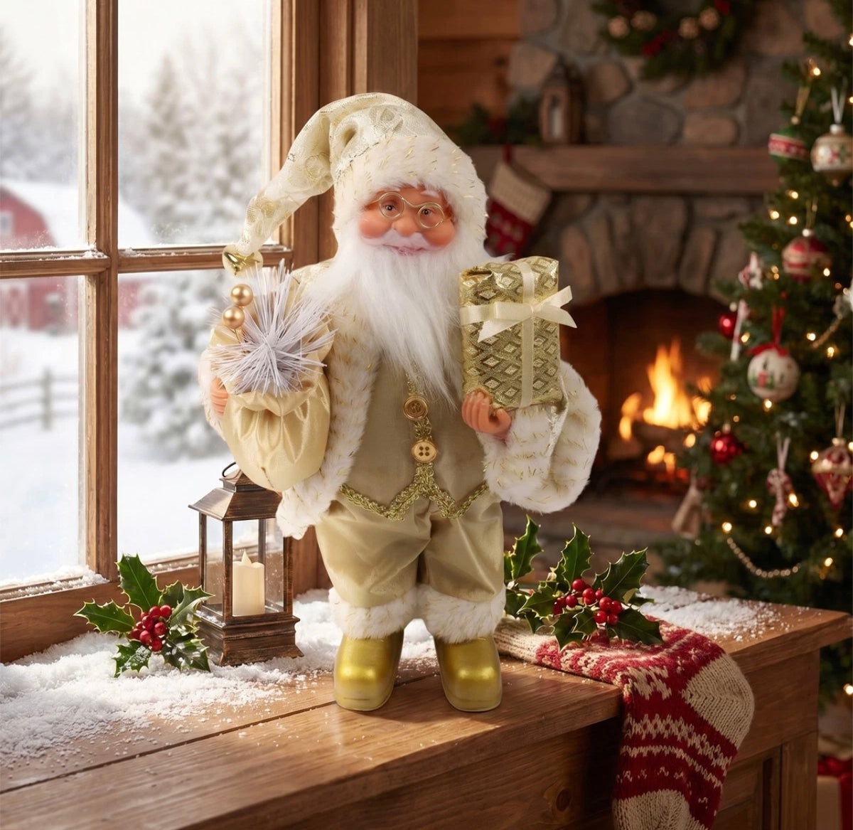 30cm Santa Figure Decoration