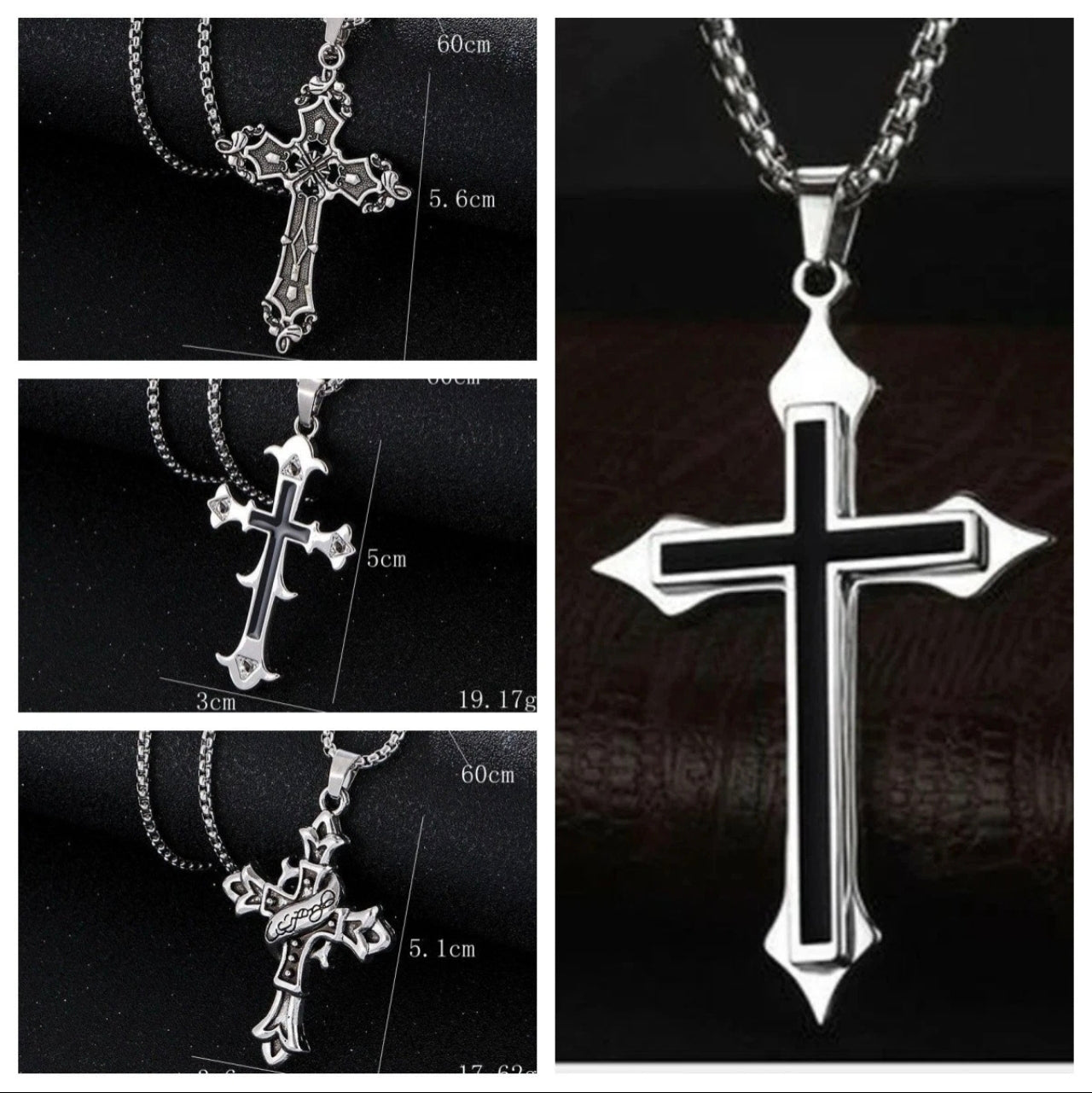 Assorted Unisex Cross Chains