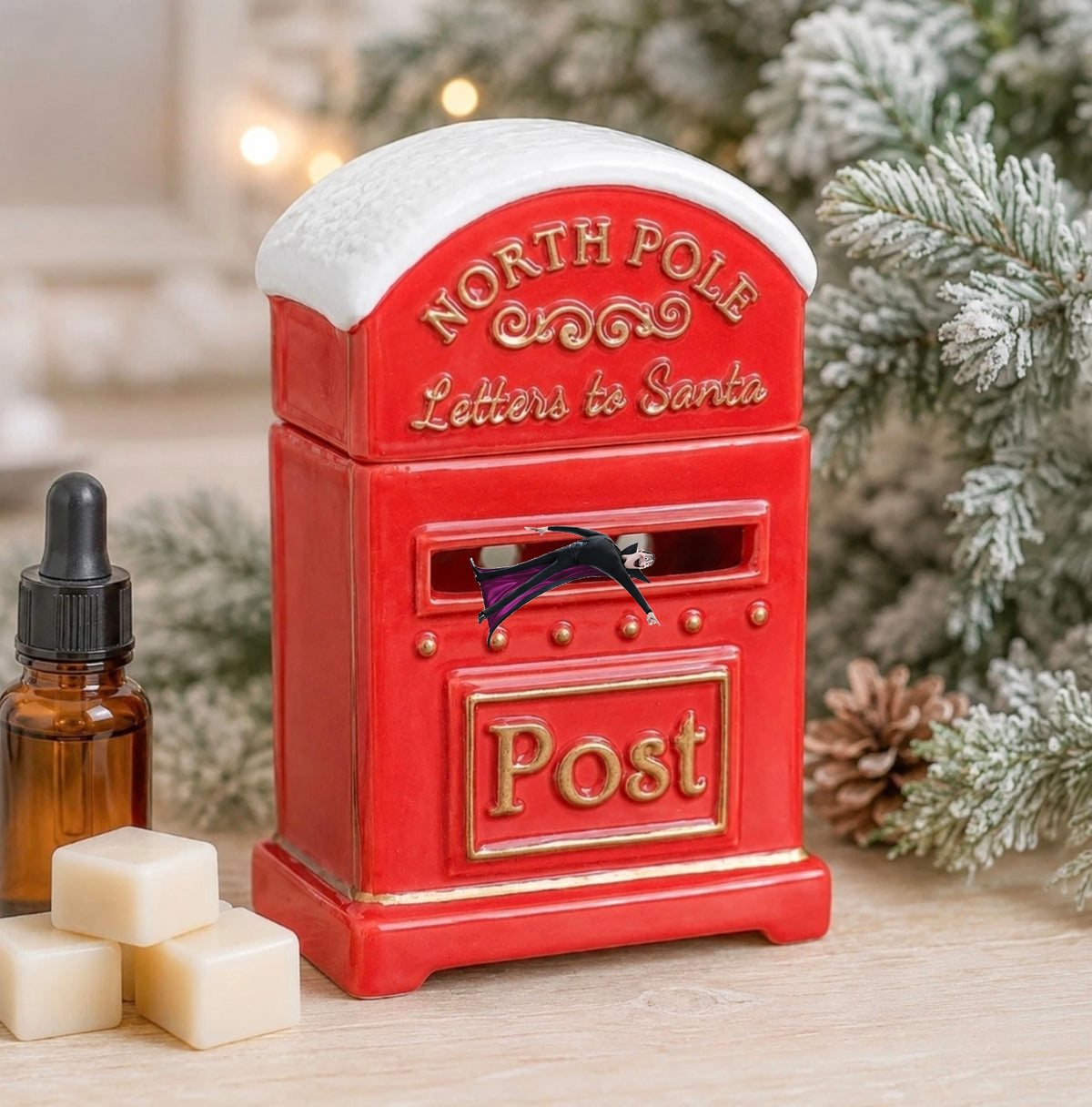 North Pole Post Box Oil & Wax Burner