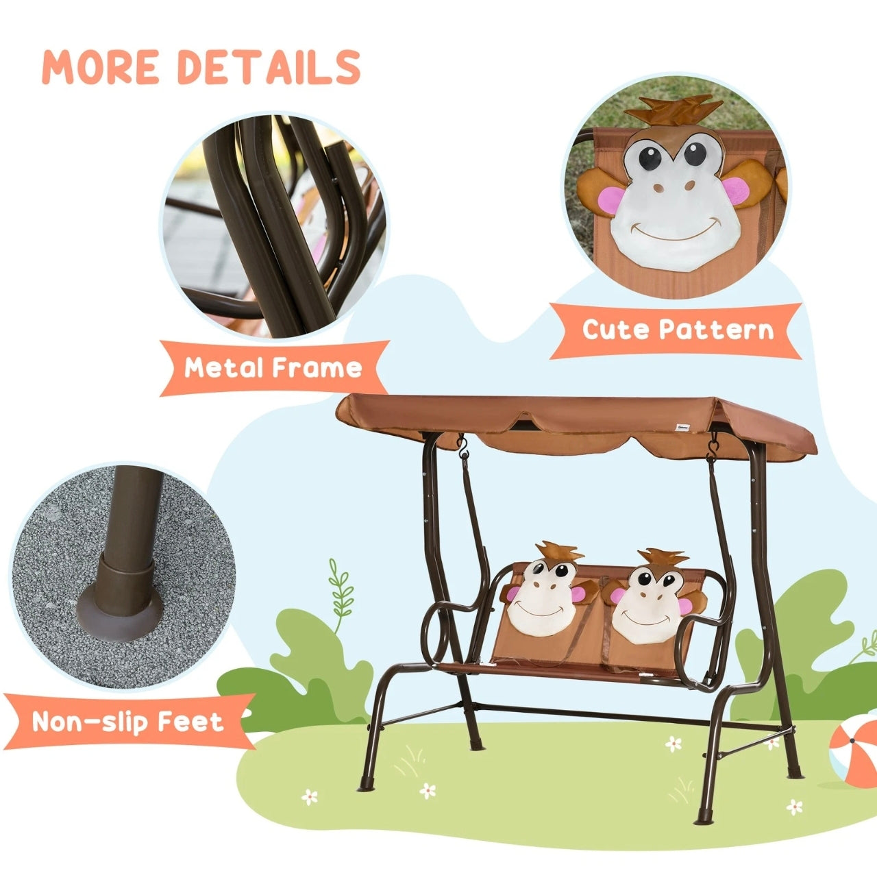 Children's Monkey Swing Seat