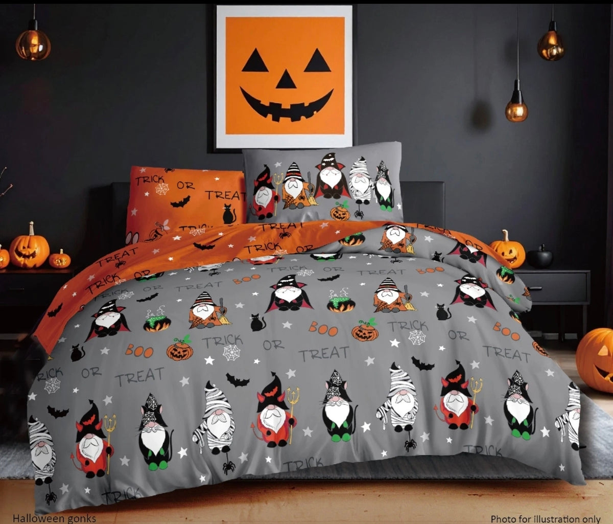Halloween Gonks Duvet Set