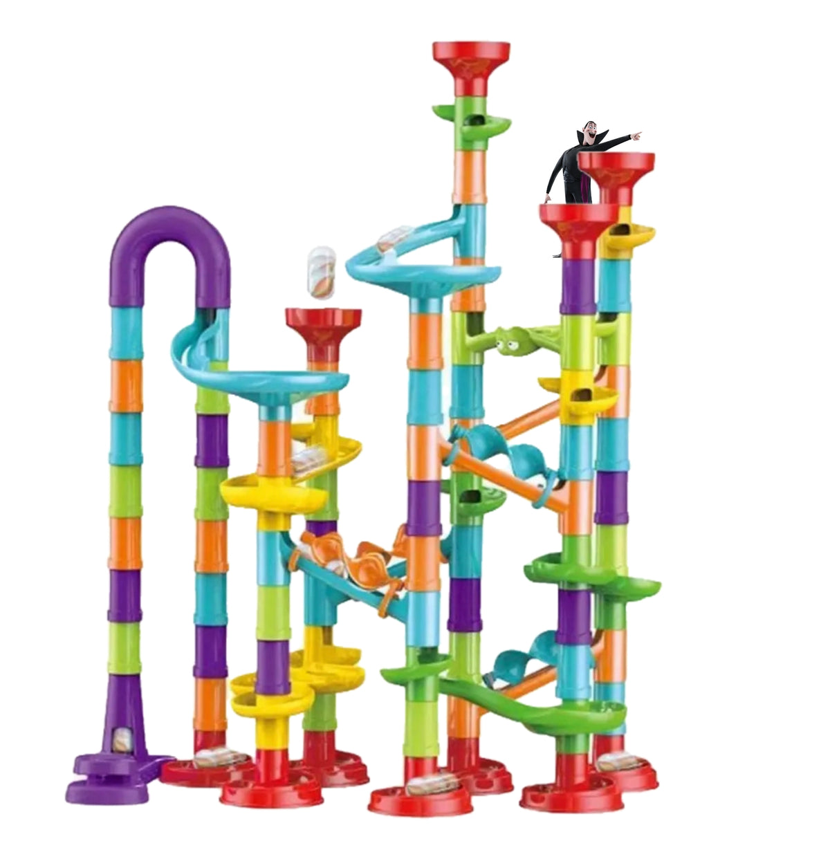 113 Piece Marble Run Play Set