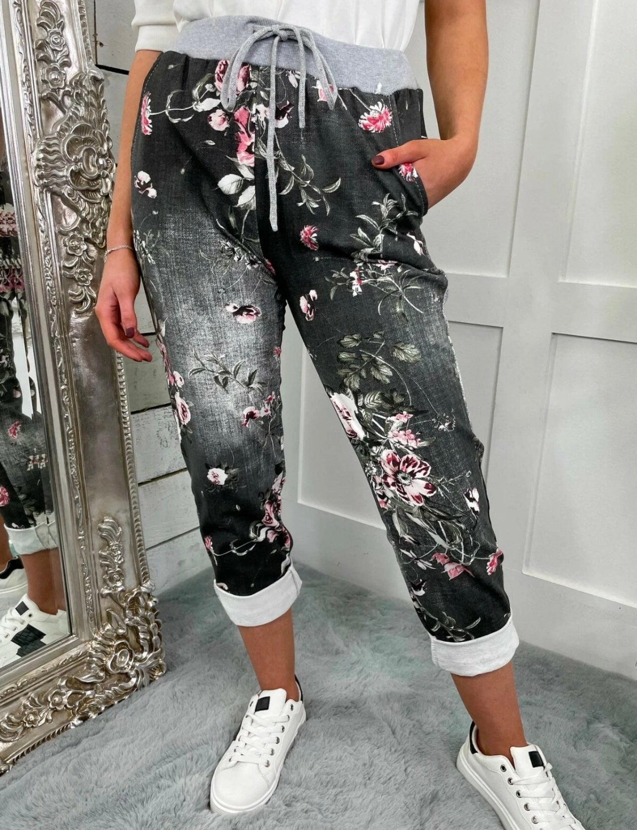 Italian Turn Up Summer Joggers