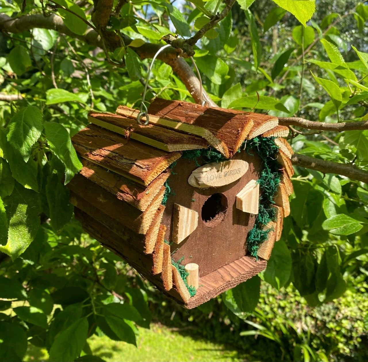 Wooden Love Bird Nesting Box