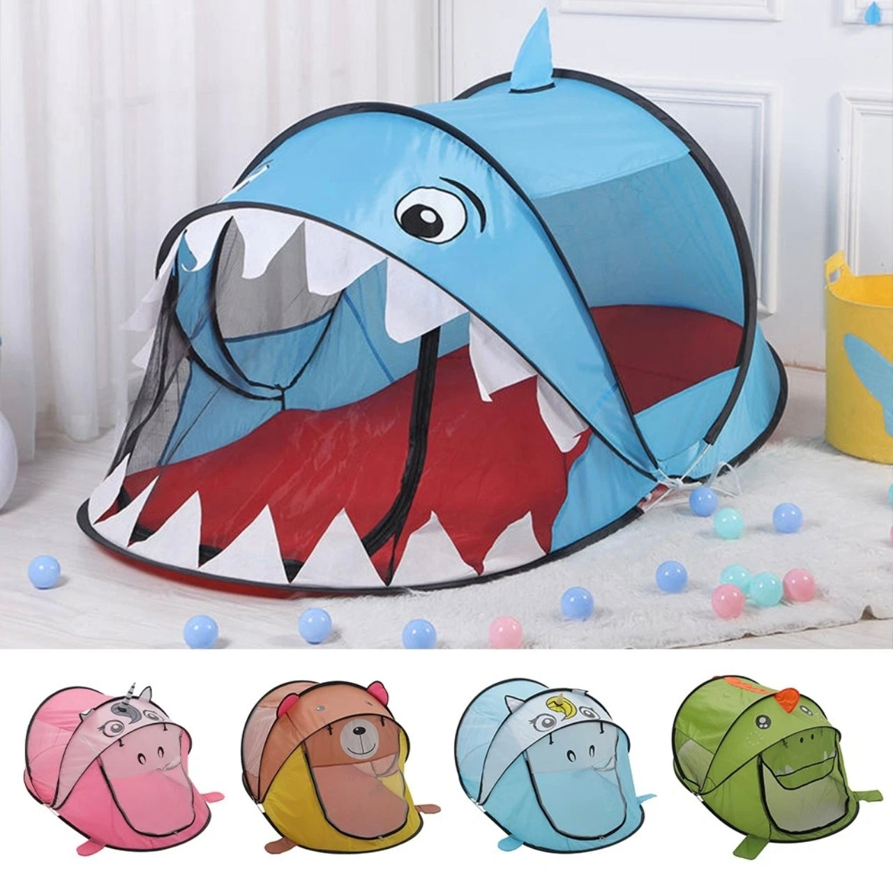Children's Cartoon Pop Up Tent