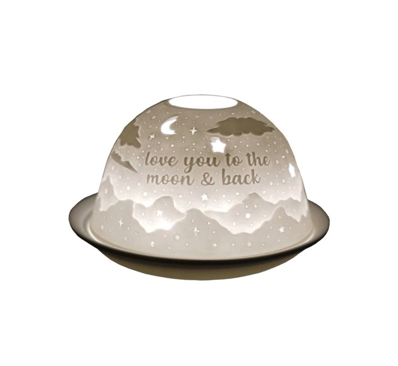 Lithopane Porcelain Tea Light Domes