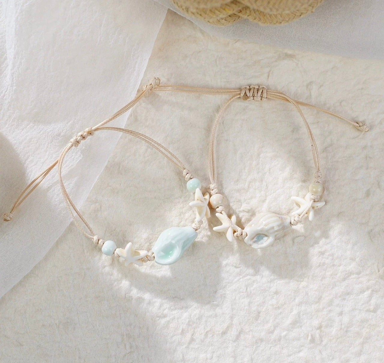 Girls Shell Anklets