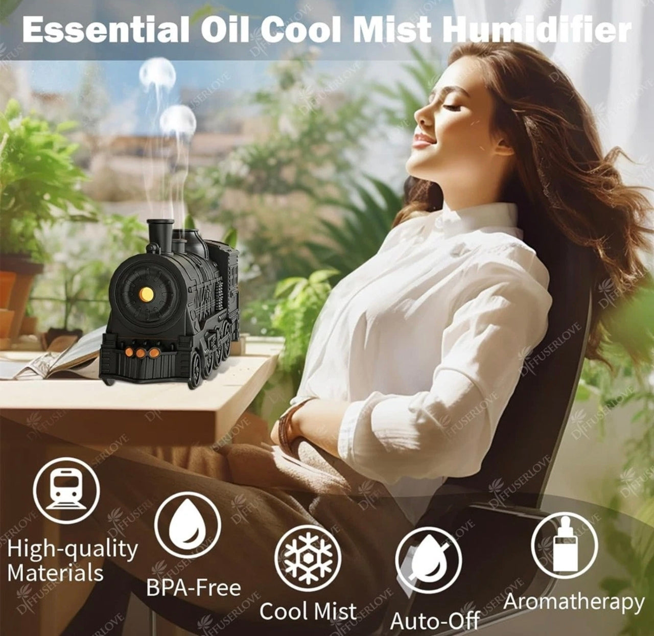 Steam Train Essential Oil Diffuser
