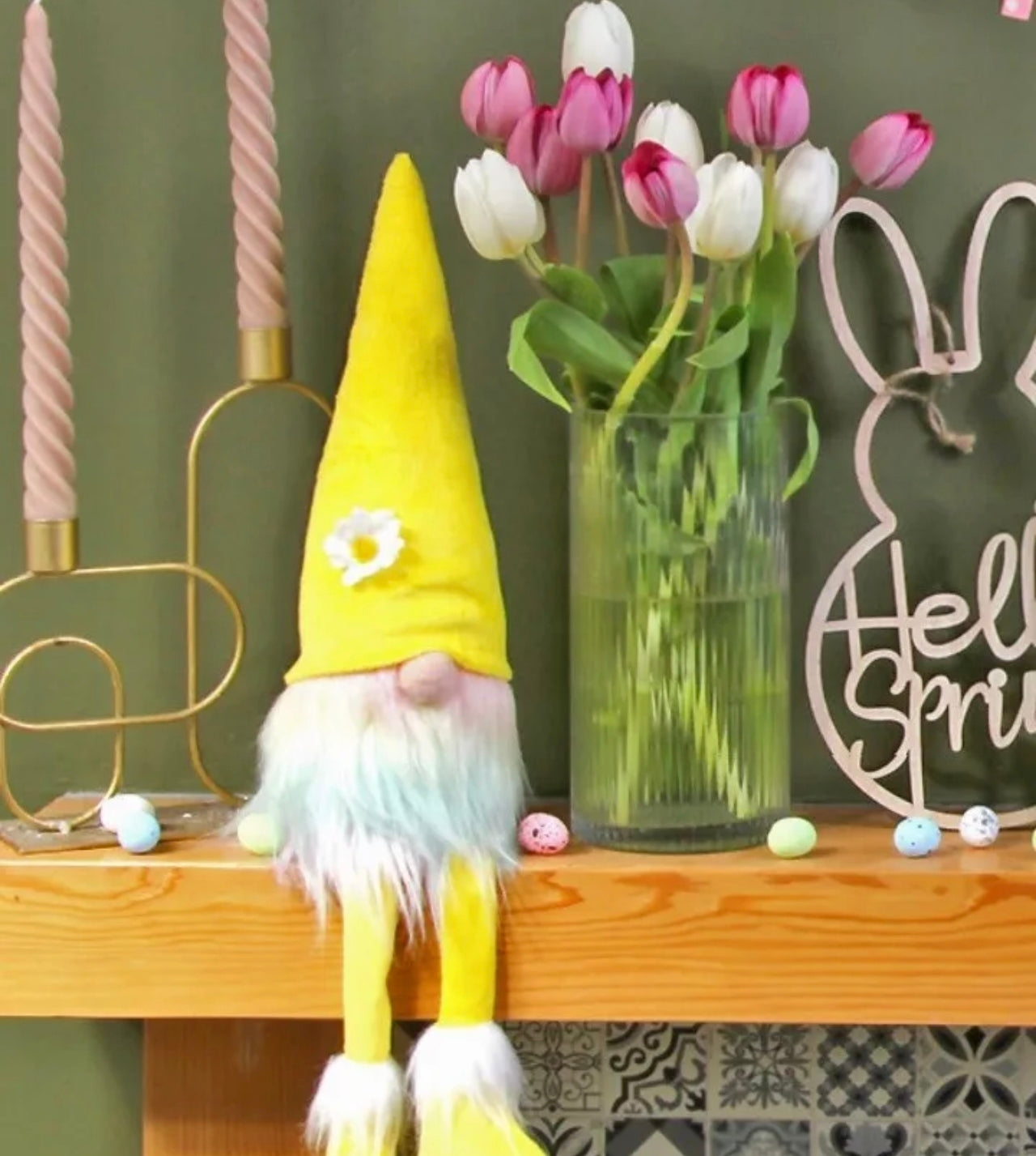 Shelf Sitting Easter Gonk