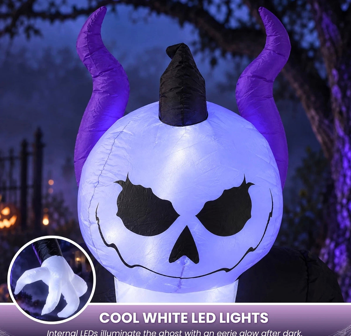 10ft Inflatable Pumpkin Ghost
