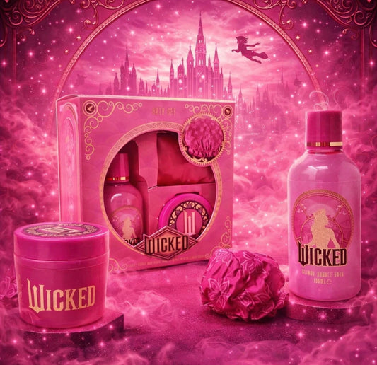 Pink Witch Bath Set
