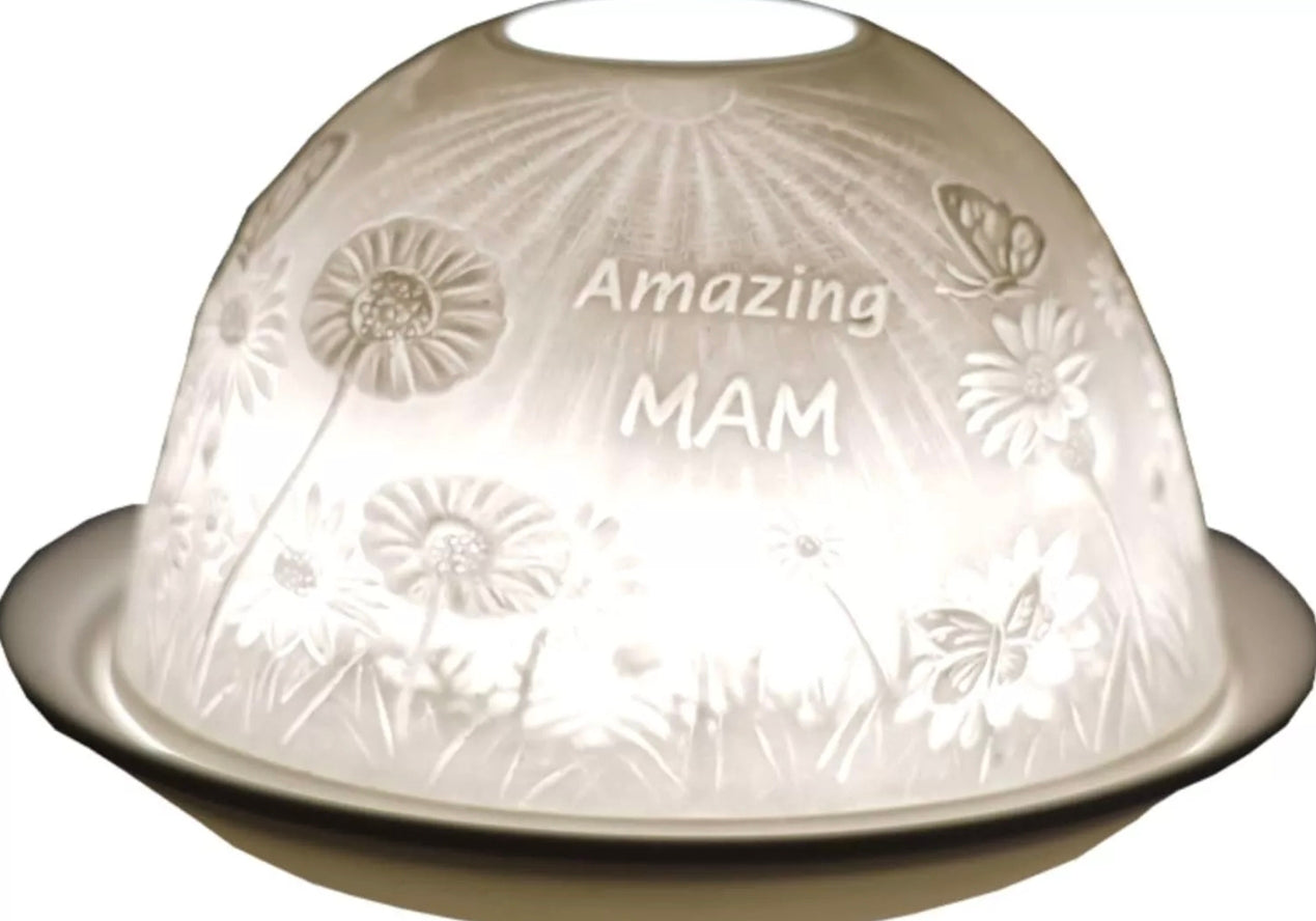 Lithopane Porcelain Tea Light Domes