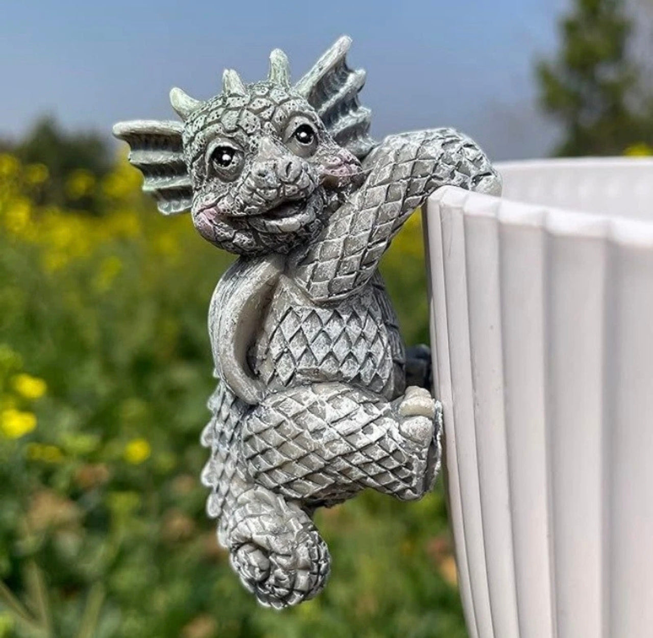 4pc Dragon Flower Pot Hangers