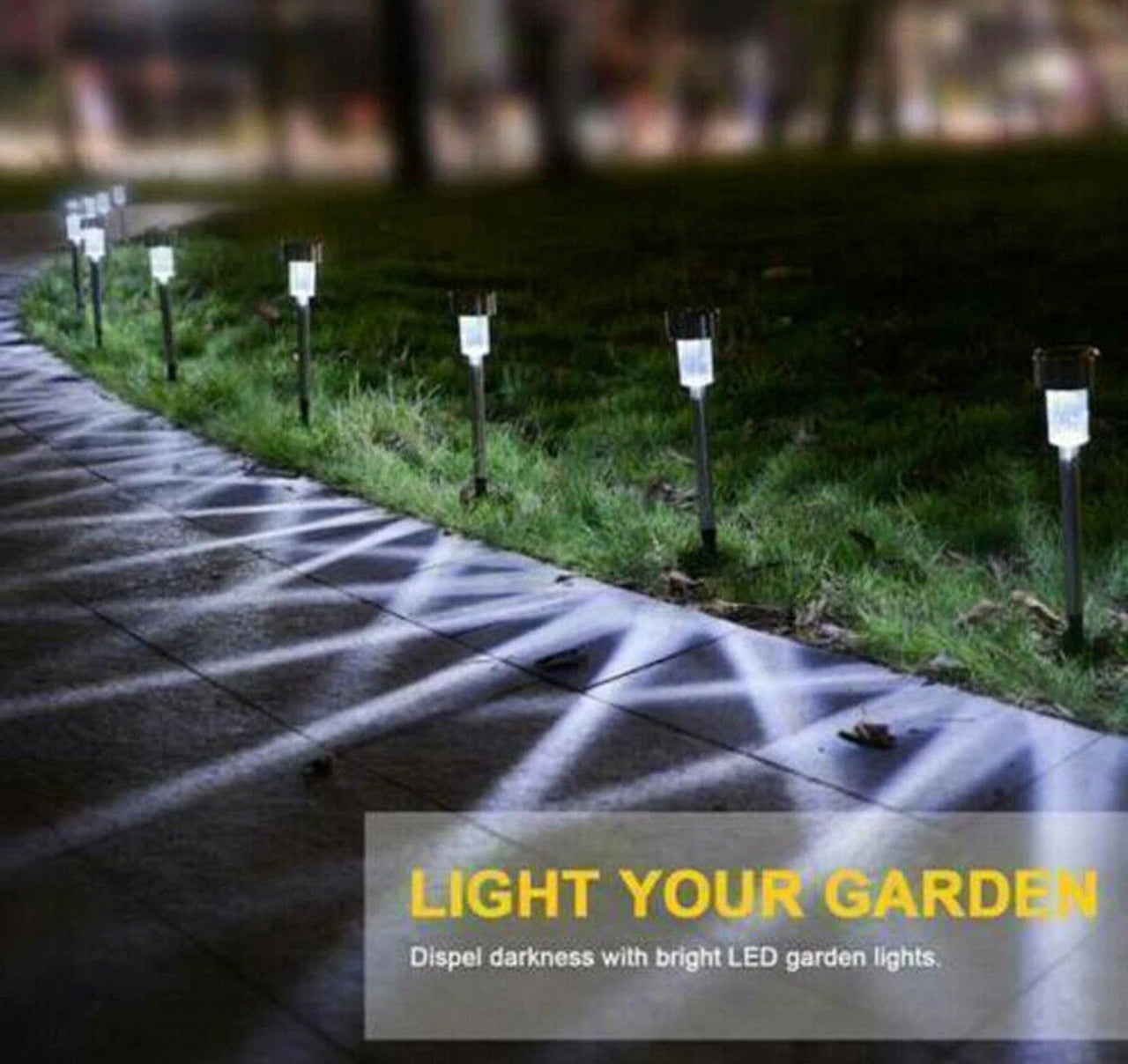 10pk Solar Stake Lights