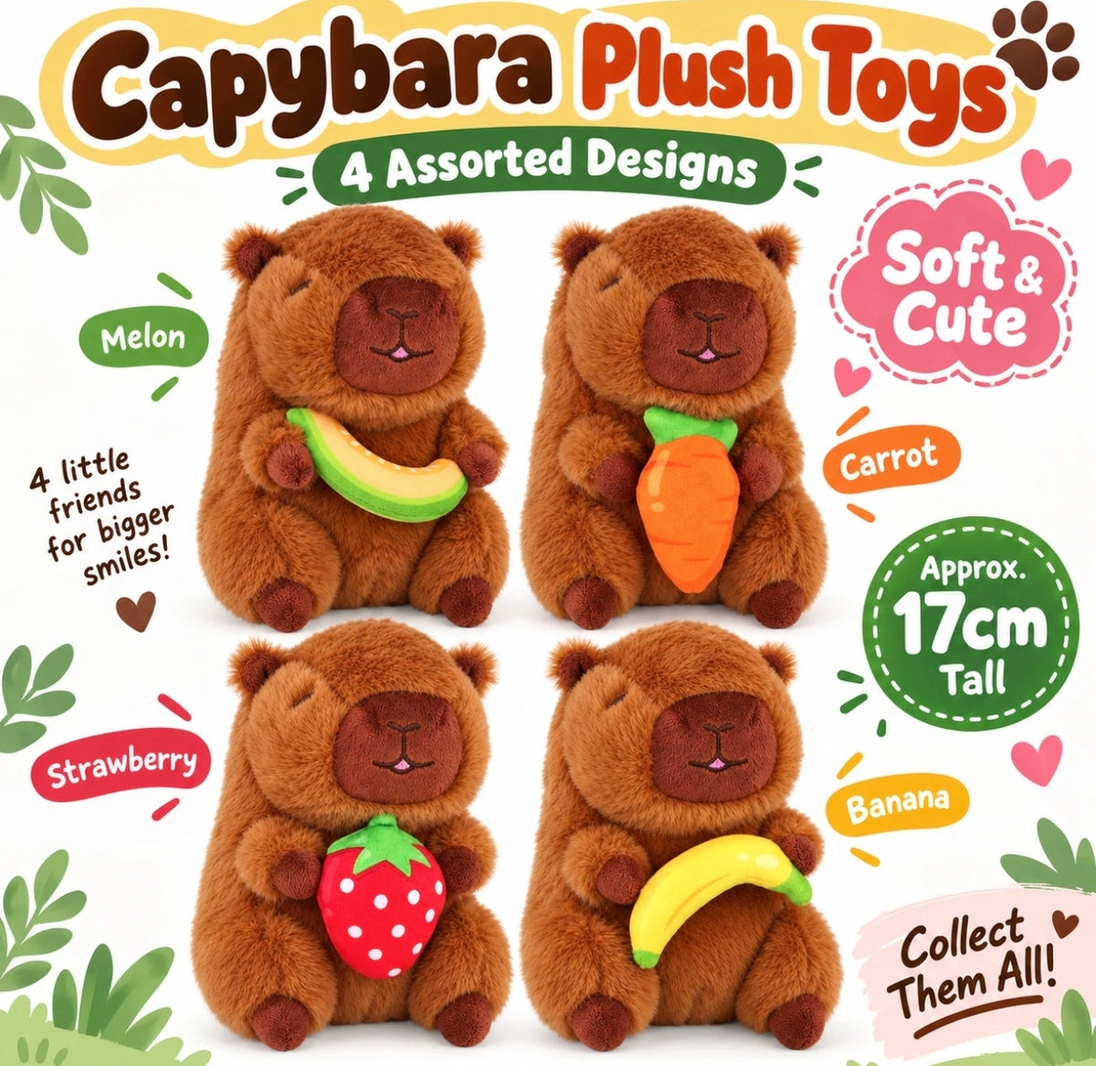 Cute Capybara Plush