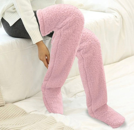 Fuzzy Long Plush Slipper Socks