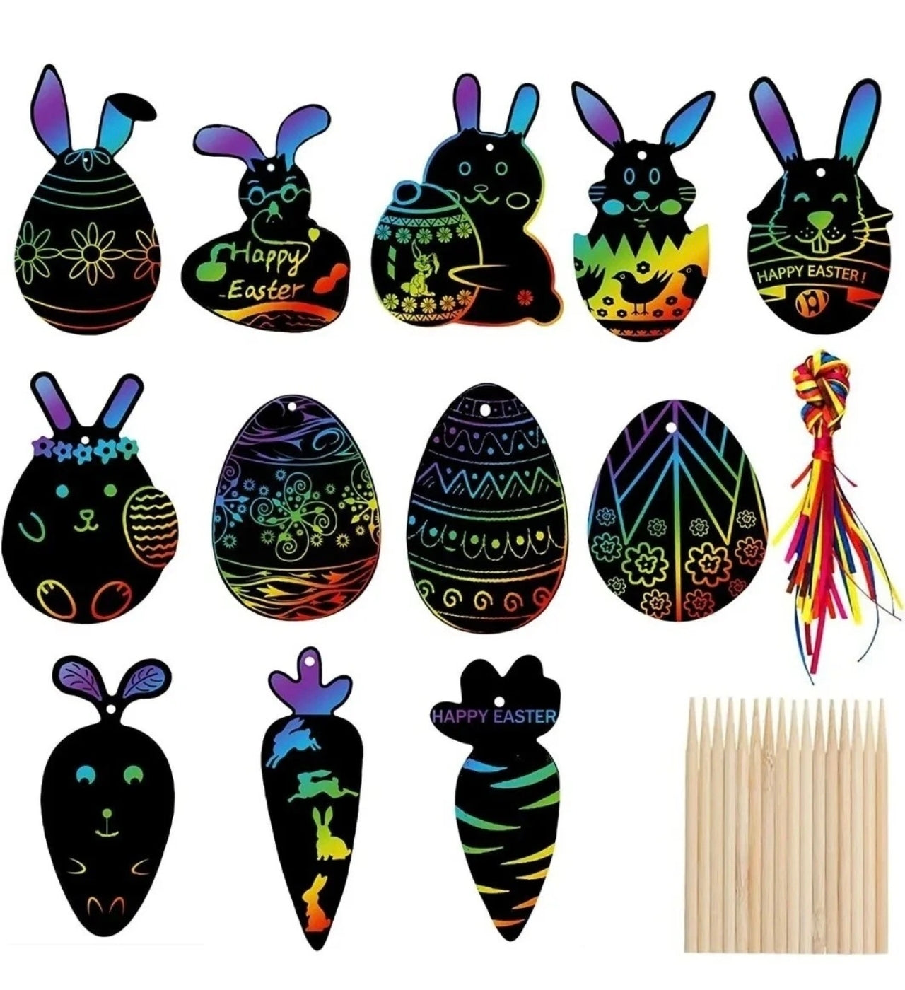Mega Easter Scratch Art Kit
