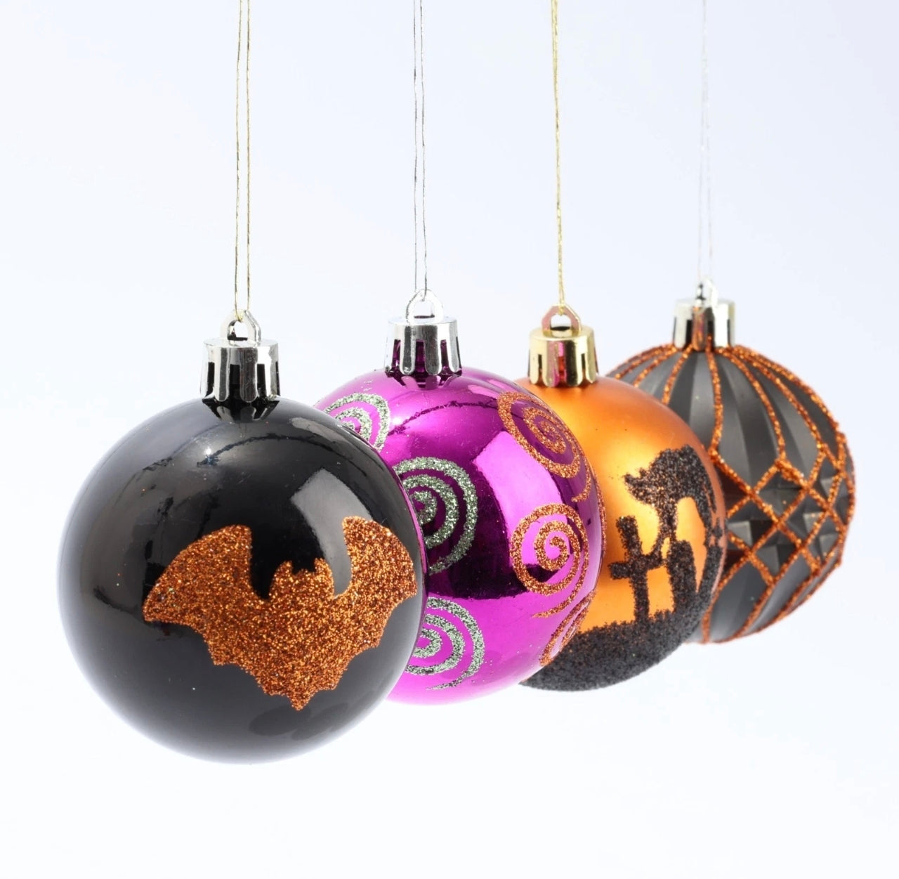 48pk Halloween Baubles