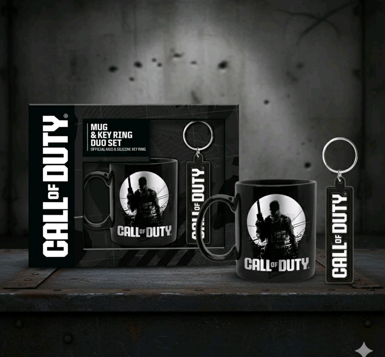 Soldier Cup & Keyring Gift Set