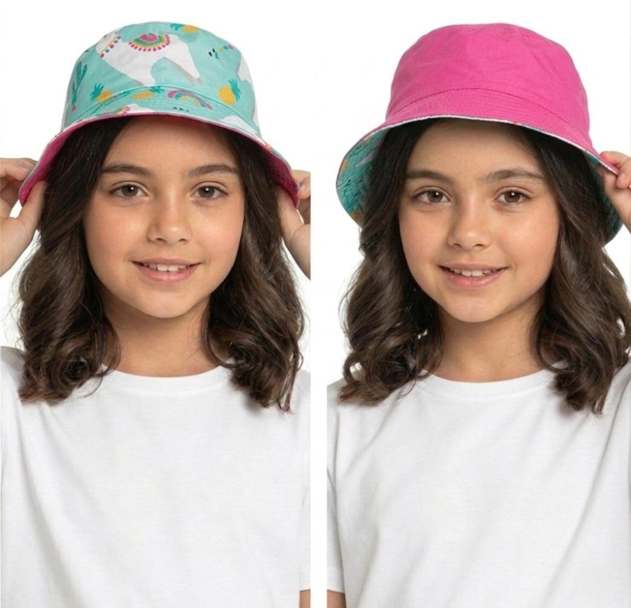 Various Children's Reversible Bucket Hats