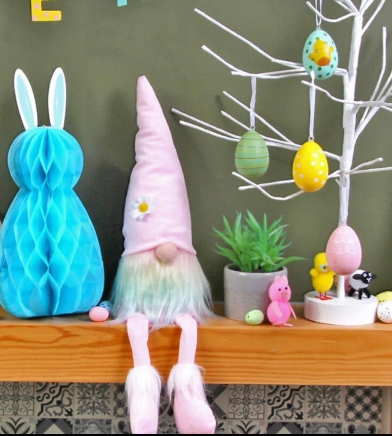 Shelf Sitting Easter Gonk