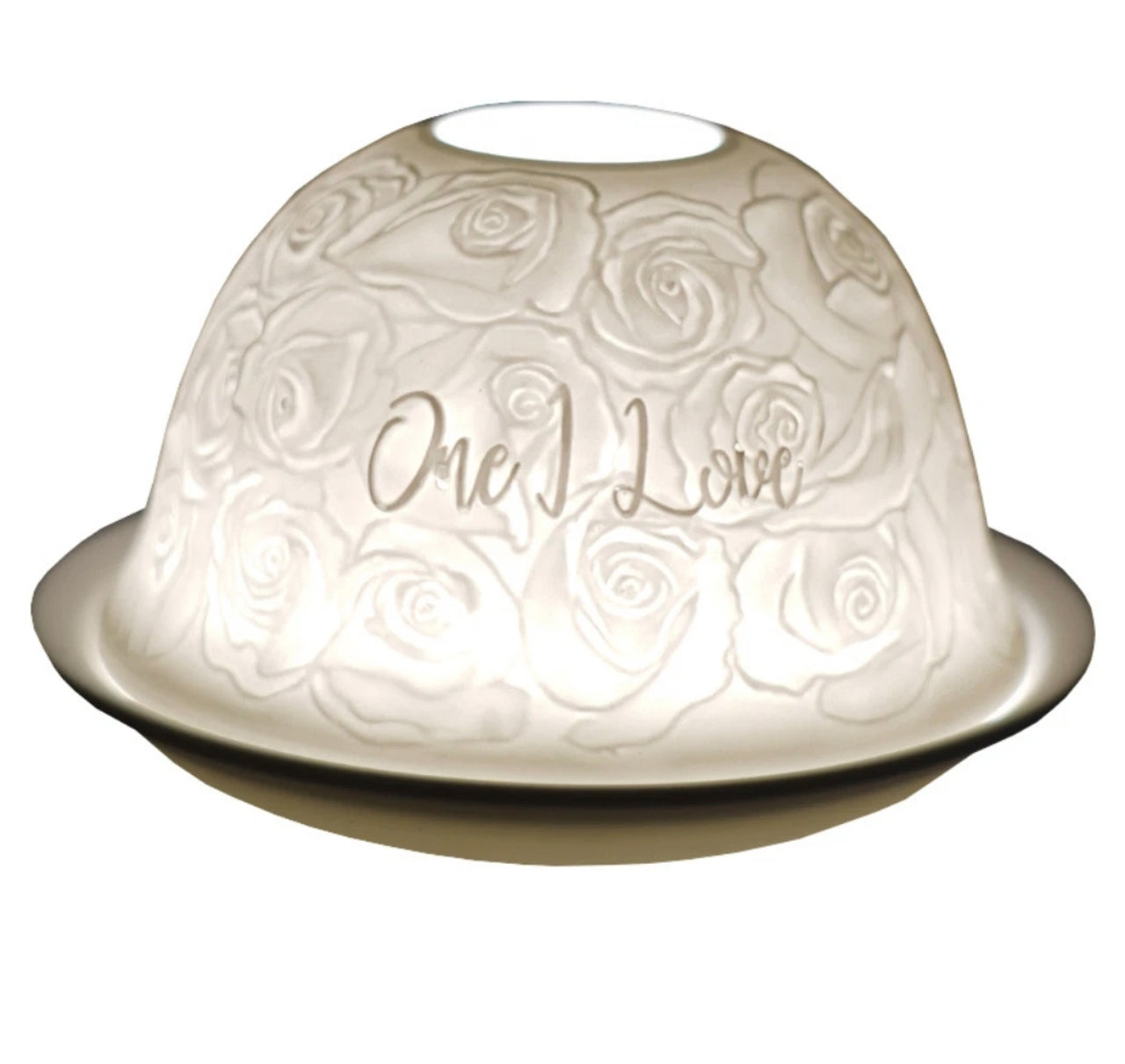 Lithopane Porcelain Tea Light Domes