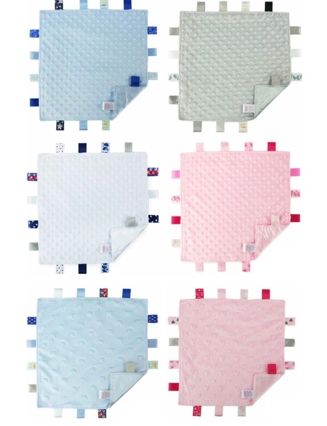 Baby Comforter Taggie Blanket