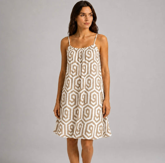 Ladies Strappy Midi Summer Dress