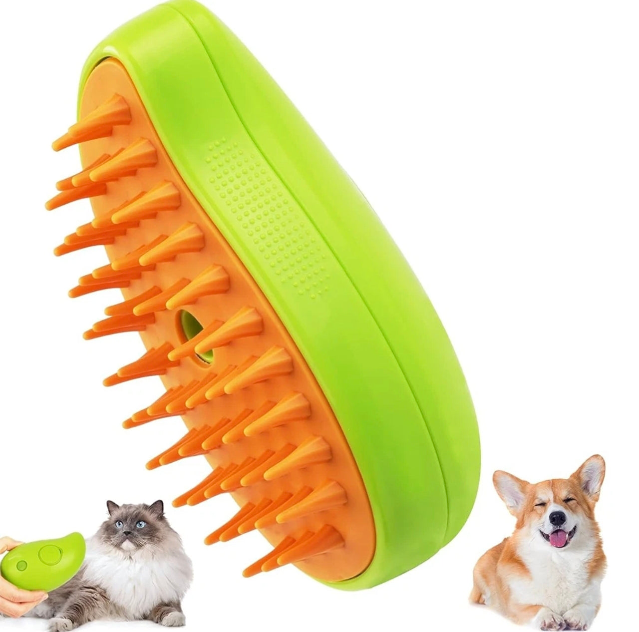 Self Cleaning Steamer  Pet Brush