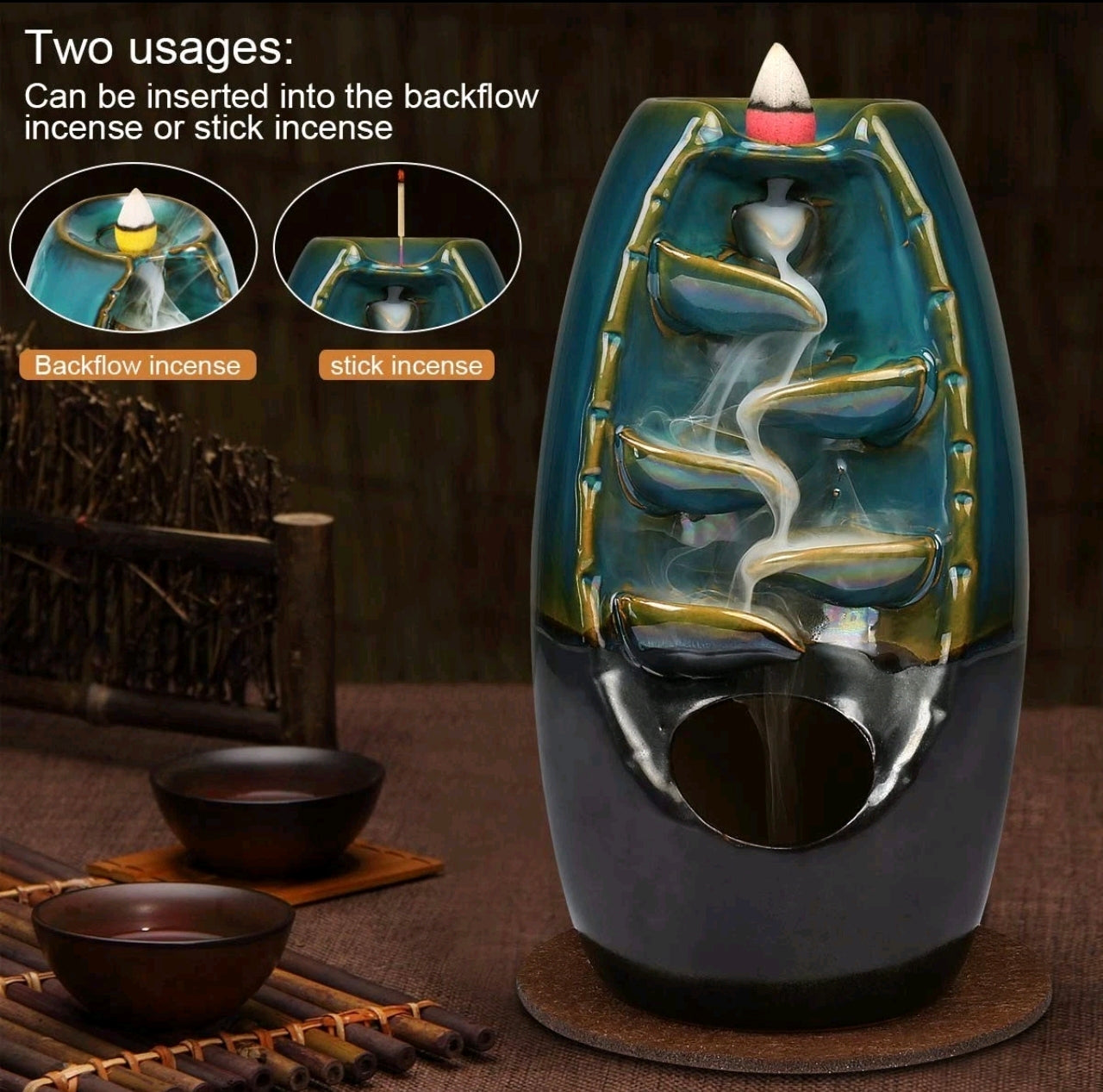 Backflow Incense Burner