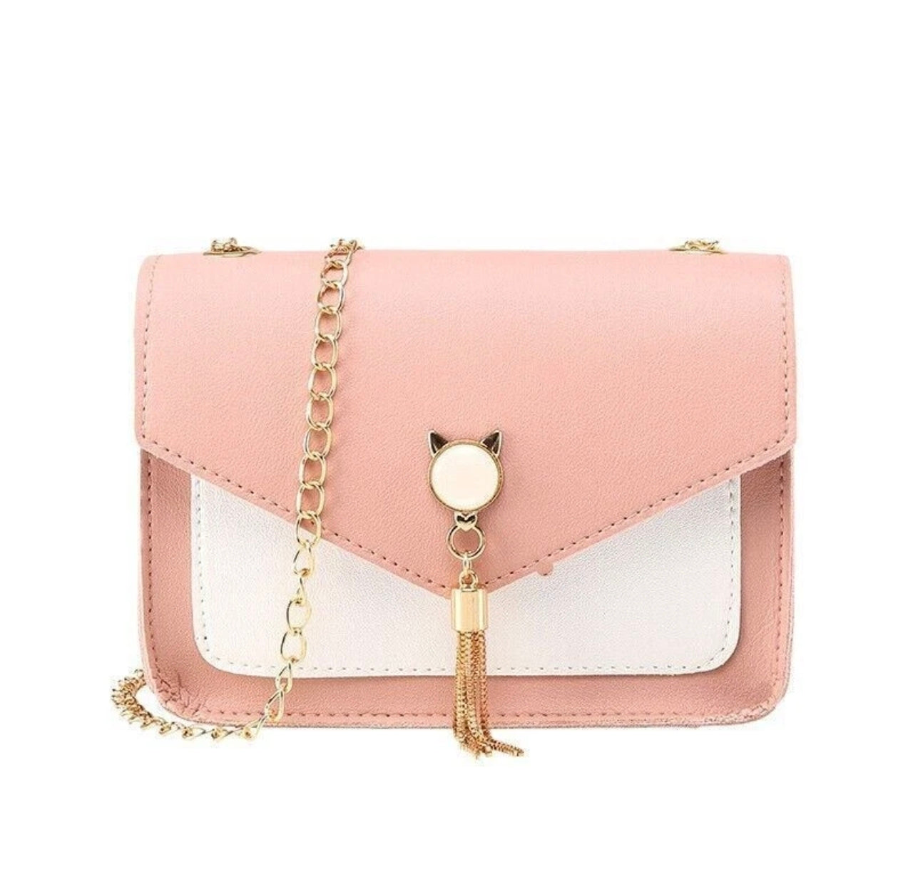 Small Cat With Tassel Bag