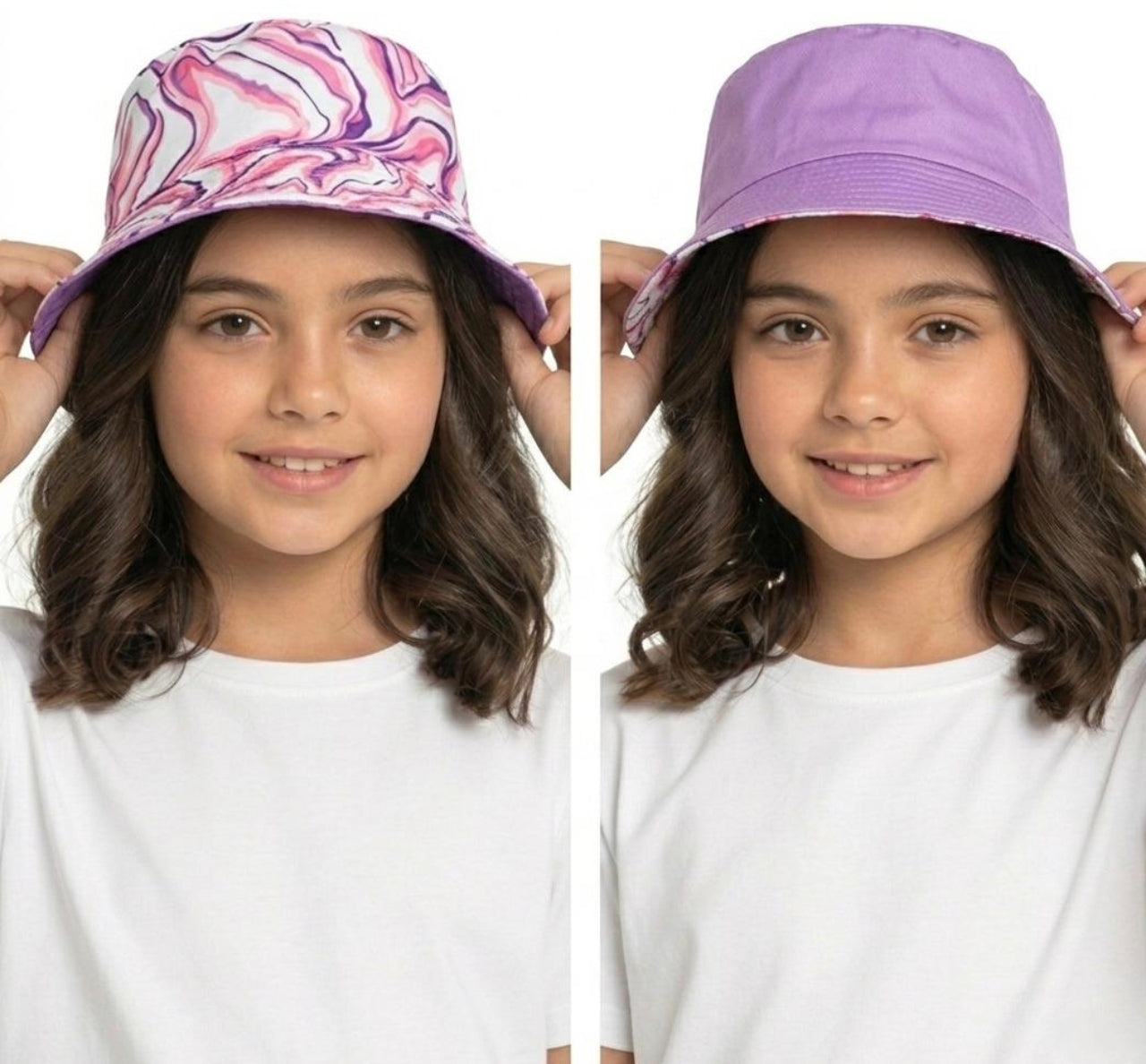 Various Children's Reversible Bucket Hats