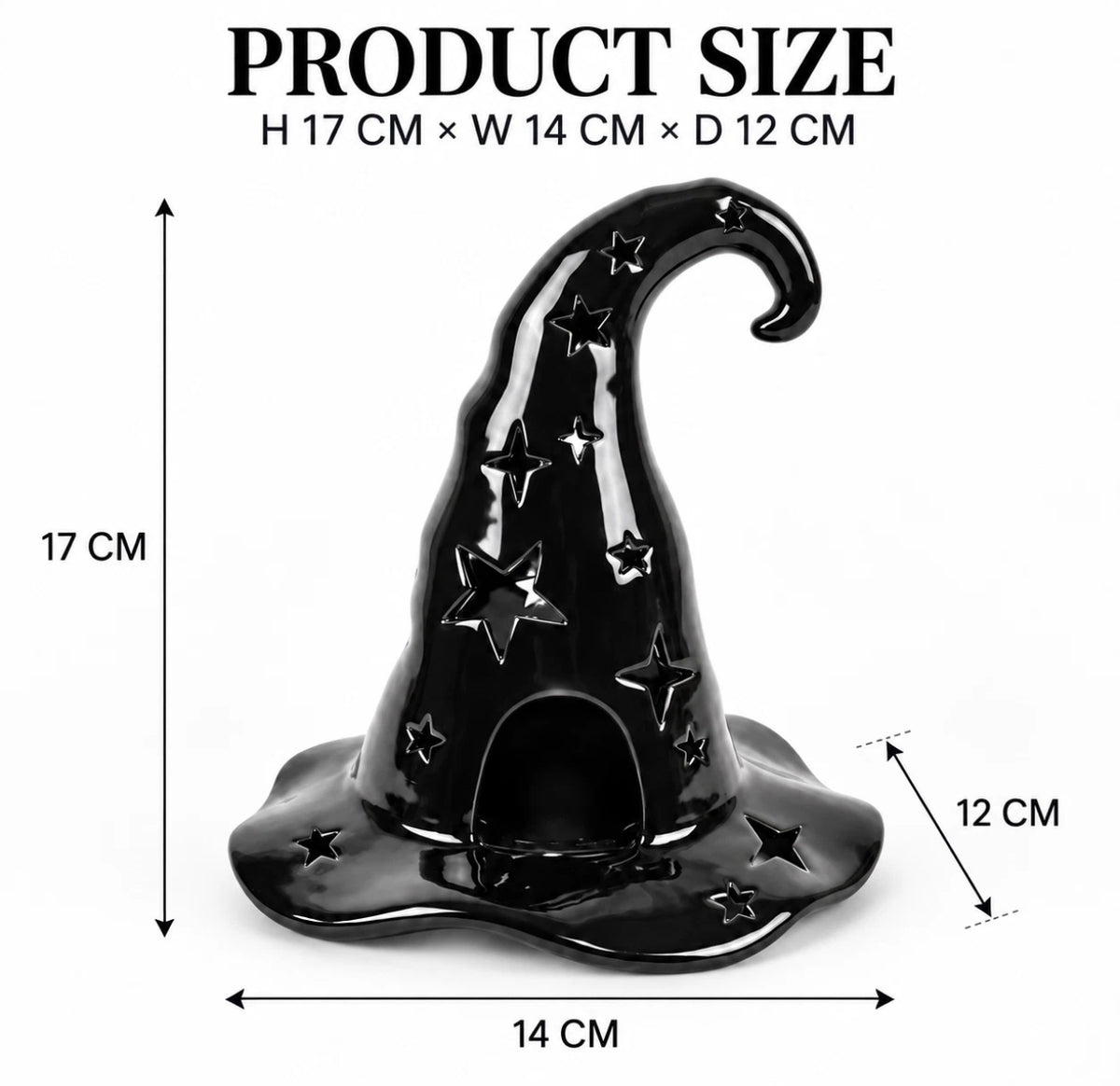 Witch Tealight Candle Holder