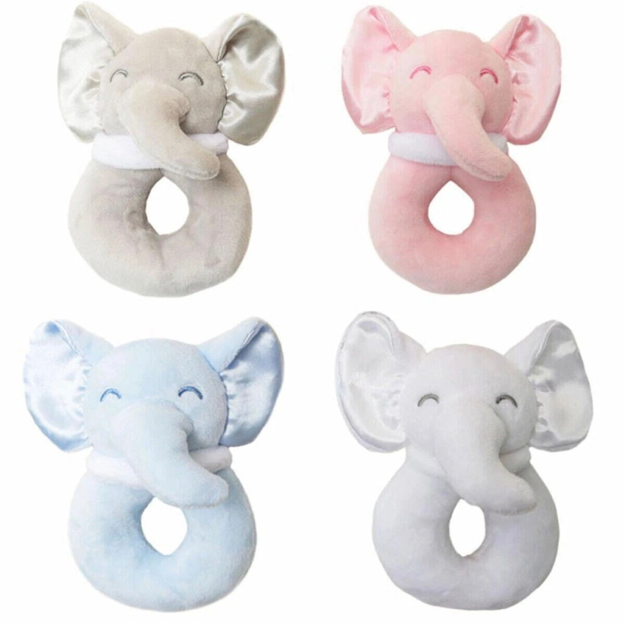 Super Soft Elephant Rattle