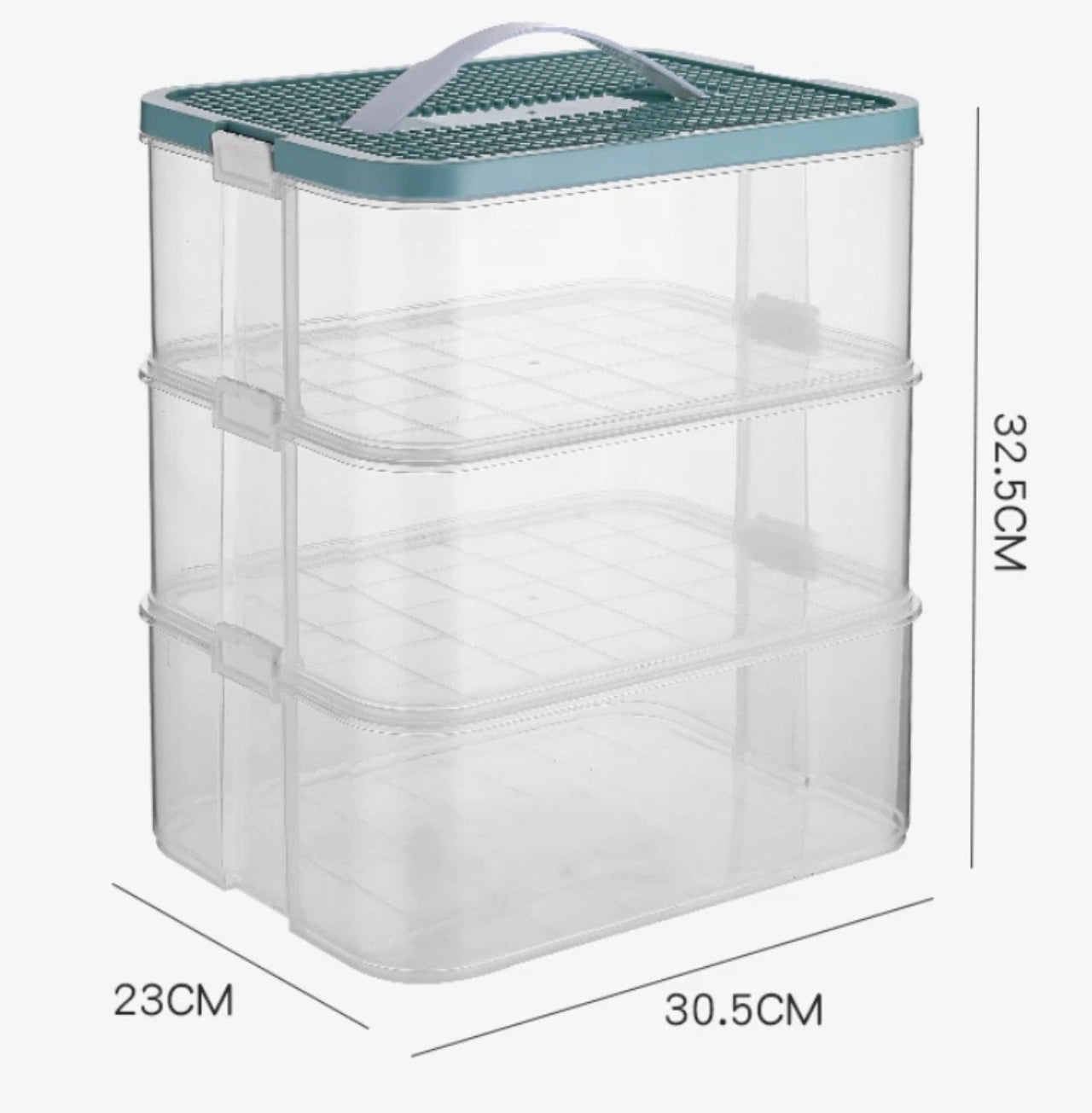 3 Tier Compartmented Lego Storage Boxes