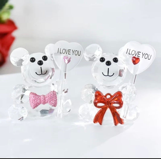 Crystal I Love You Bear