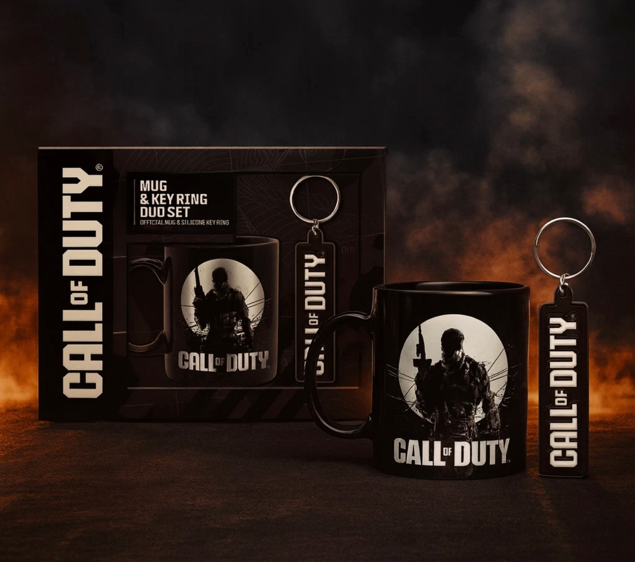 Soldier Cup & Keyring Gift Set