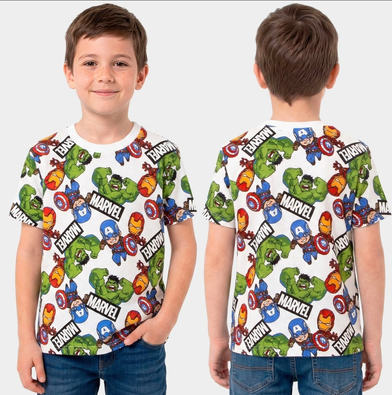 3pk Boys Hero T-shirts