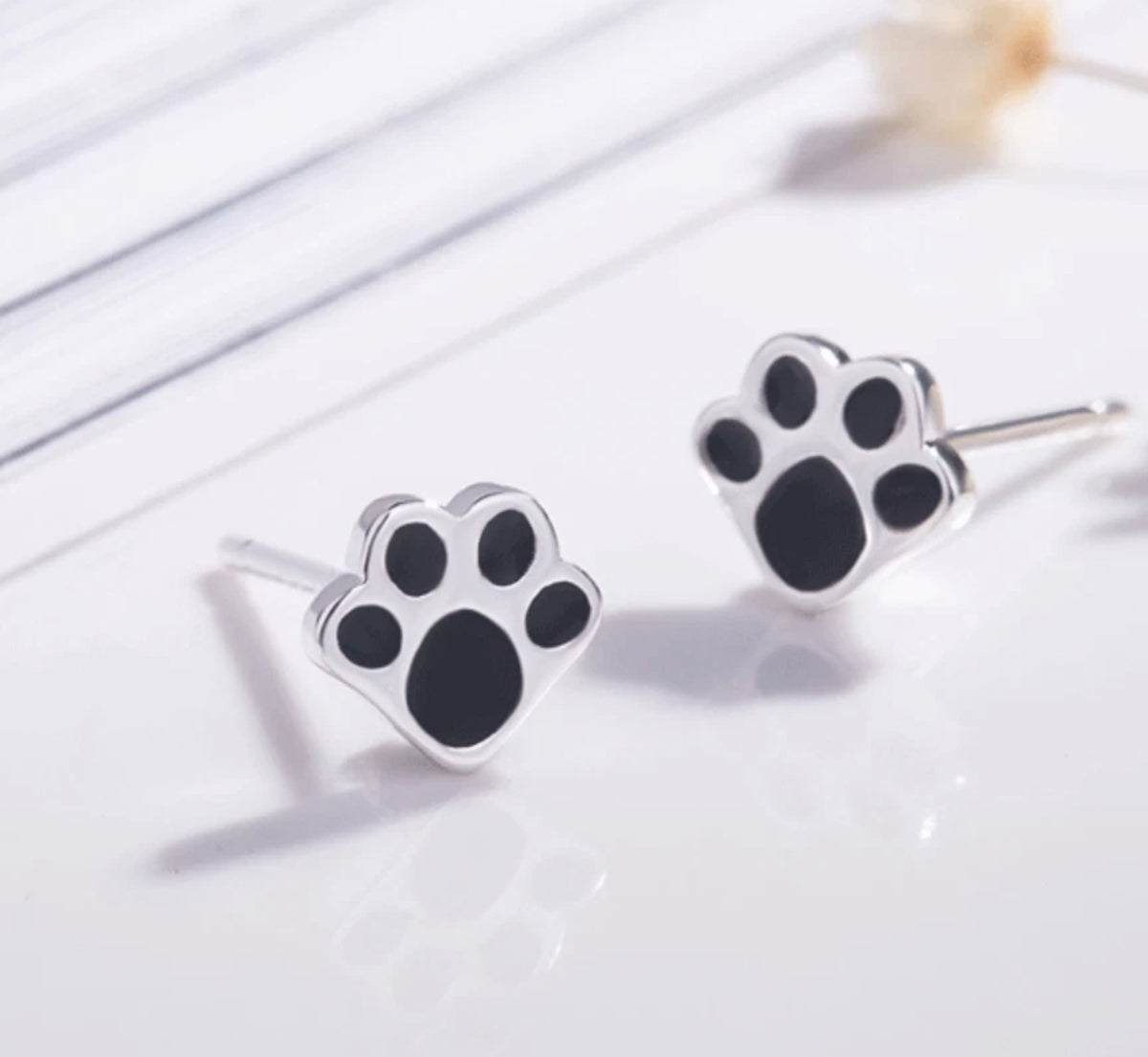 Cute Paw Print Earrings