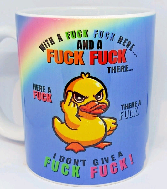 Sweary Duck Funny Novelty Mug
