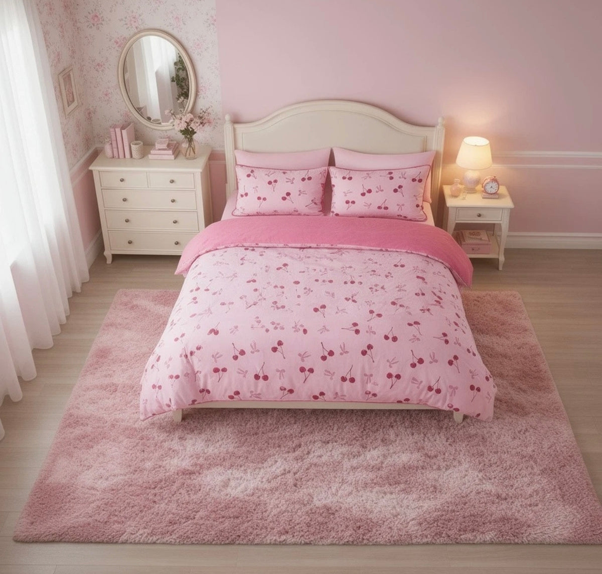 Cherries & Bows Bedding Sets