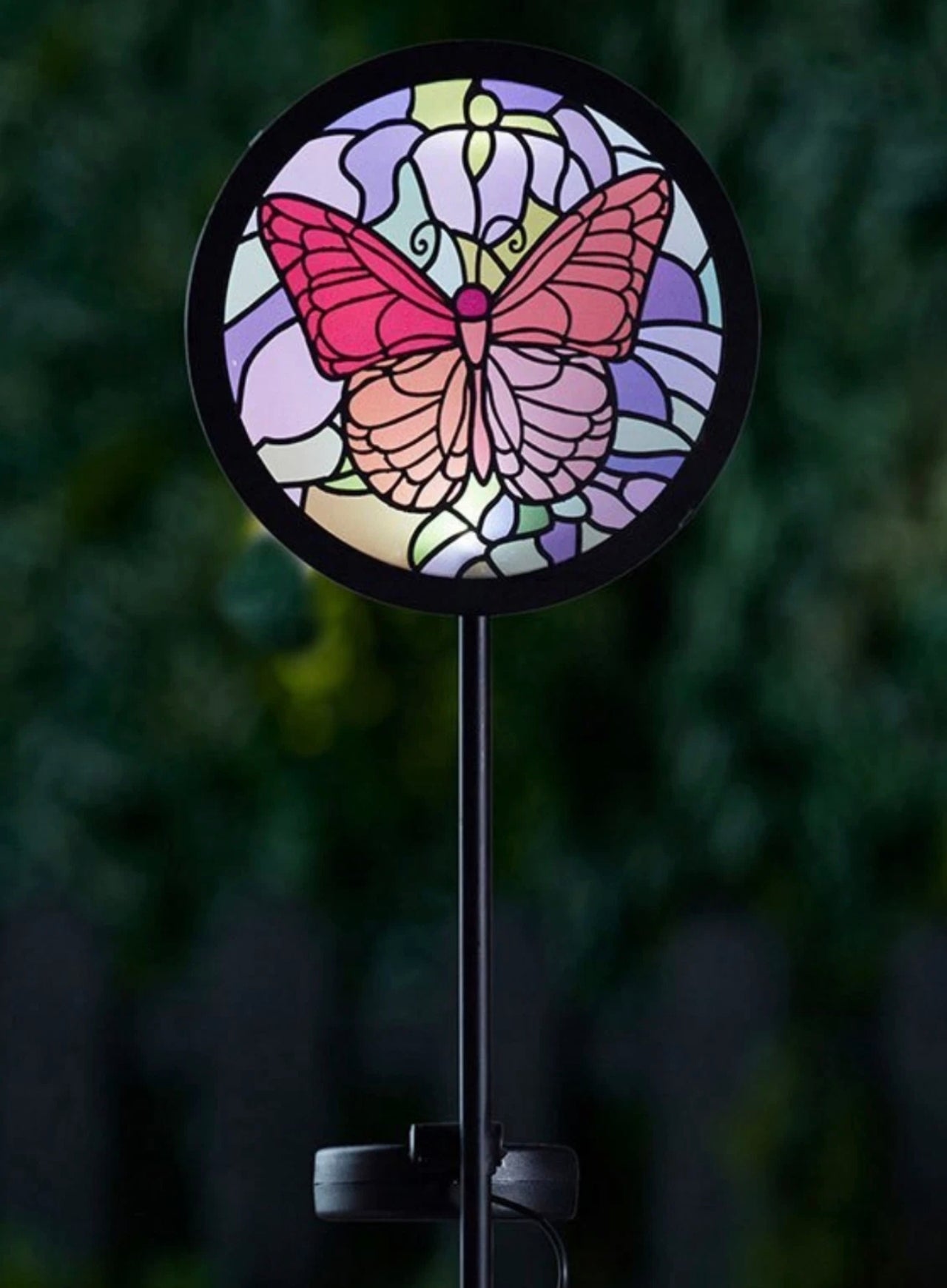 Large Mosaic Solar Stake Lights