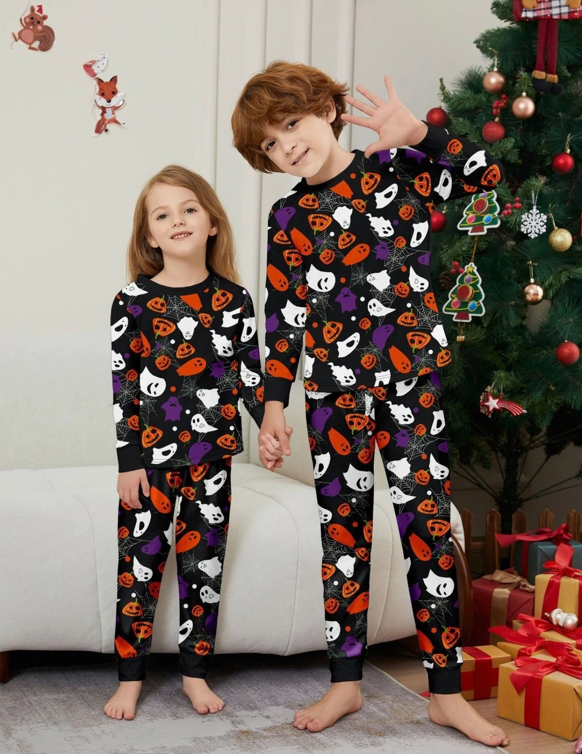Pumpkins & Ghosts Family Matching Pjs