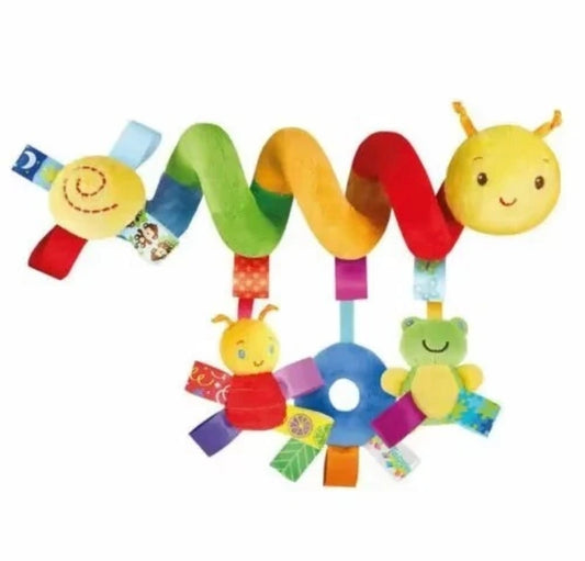 Soft Spiral Rattle Pram Toy