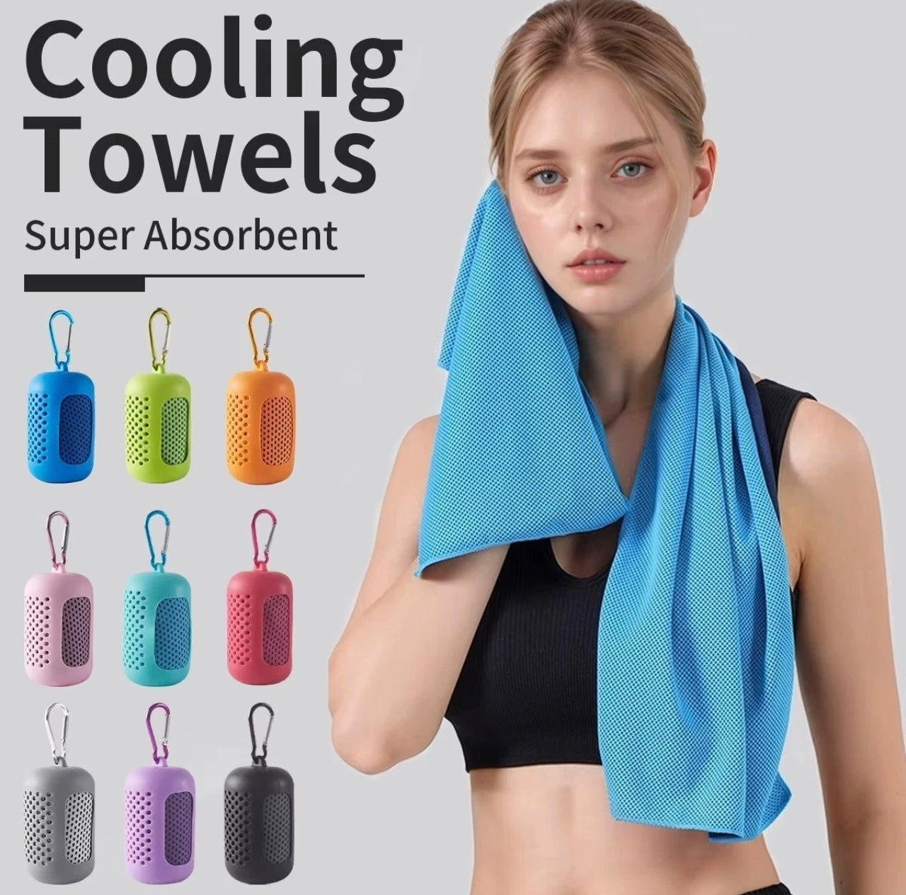 Instant Cooling Towels (30cm x 100cm)