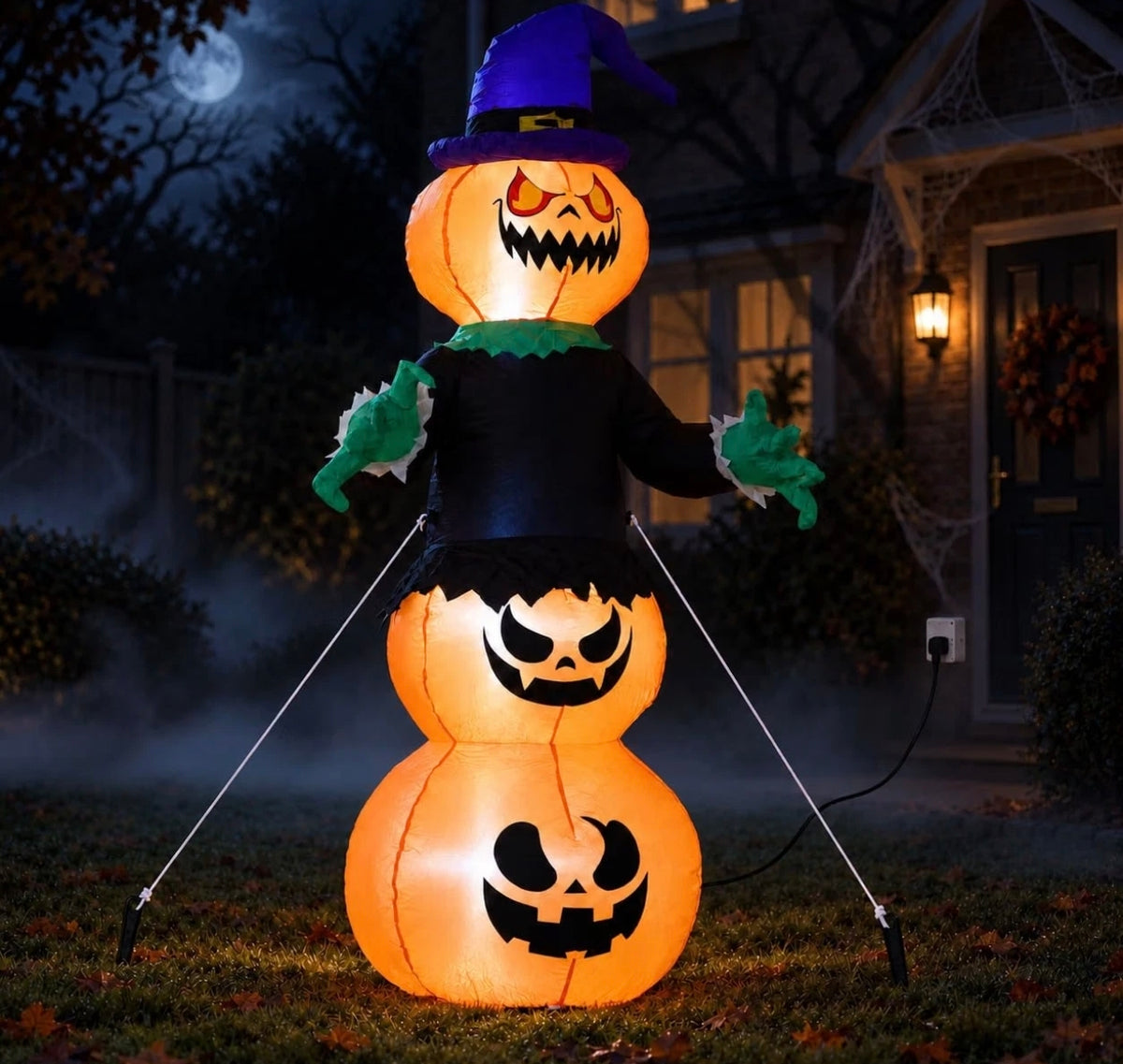 6ft Inflatable Pumpkin Stack
