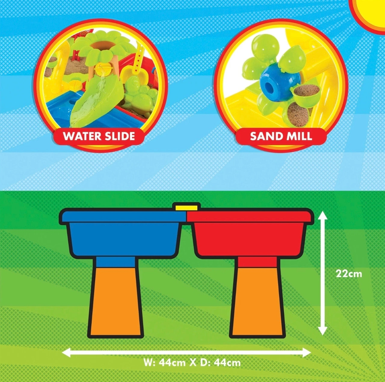 25pc Toddler Sand/Water Table